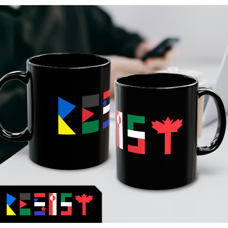 Resist Coffee Cup Mug Resist Coffee Cup Mug