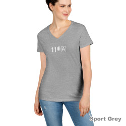 11A Seat Survivor V-neck T-shirt Indian Airlines 11 A Icon Shirt