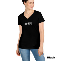 11A Seat Survivor V-neck T-shirt Indian Airlines 11 A Icon Shirt