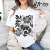Boho Wildflowers Comfort colors Shirt, Tshirt Gift for Flowers Lover