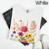 Vintage Boho Wildflowers Cottagecore T-Shirt, Shirt Gift For Women, Floral TShirt