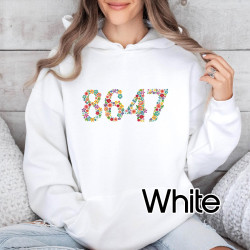 86 47 Hoodie Subtle Anti Trump Political Statement Sweatshirt Hoodie Floral Anti Fascism Gift 8647
