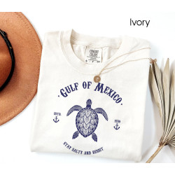 Gulf of Mexico Stay Salty and Resist TShirt Soft Comfort Colors® Gulf Coast Shirt