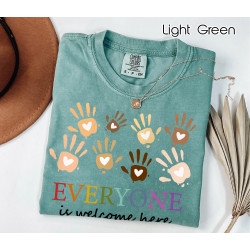 Idaho Teacher Everyone Is Welcome Here T-Shirt Gift for Teachers, Classroom