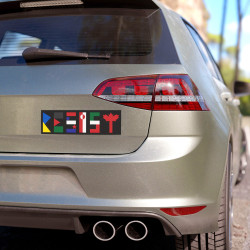 Resist Car Bumper Sticker or Magnet, Support Ukraine Palestine Panama Greenland Mexico Canada