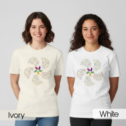 copie de Ukraine Peace Love Dove Heart Flag Graphic Tee, Gifts for Activist