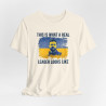 Zelensky, This Is What A Real Leader Looks Like Tee, Support Ukraine, Gift for Activists, Jersey Tee, Political Statement Shirt