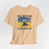 Zelensky, This Is What A Real Leader Looks Like Tee, Support Ukraine, Gift for Activists, Jersey Tee, Political Statement Shirt