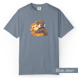 Punch kun monkey Cute Baby Monkey Named Punch Plush Hugging Emotional Support T-Shirt