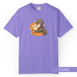 Punch kun monkey Cute Baby Monkey Named Punch Plush Hugging Emotional Support T-Shirt