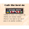 Magnet Sticker I Stand With Ukraine Palestine Panama Greenland Mexico Canada Car Bumper Sticker or Magnet